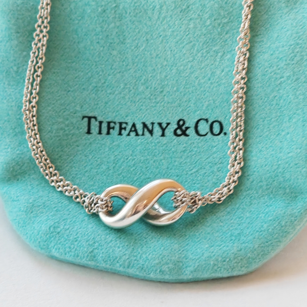 Tiffany & Co. Silver Infinity Necklace